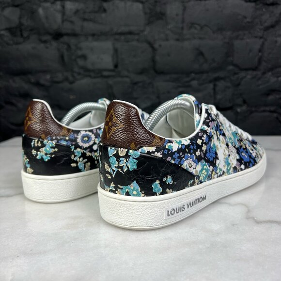 Louis Vuitton Frontrow LV monogram low Sneaker Flower leather 7.5 US or 37.5 EUR - Picture 9 of 17
